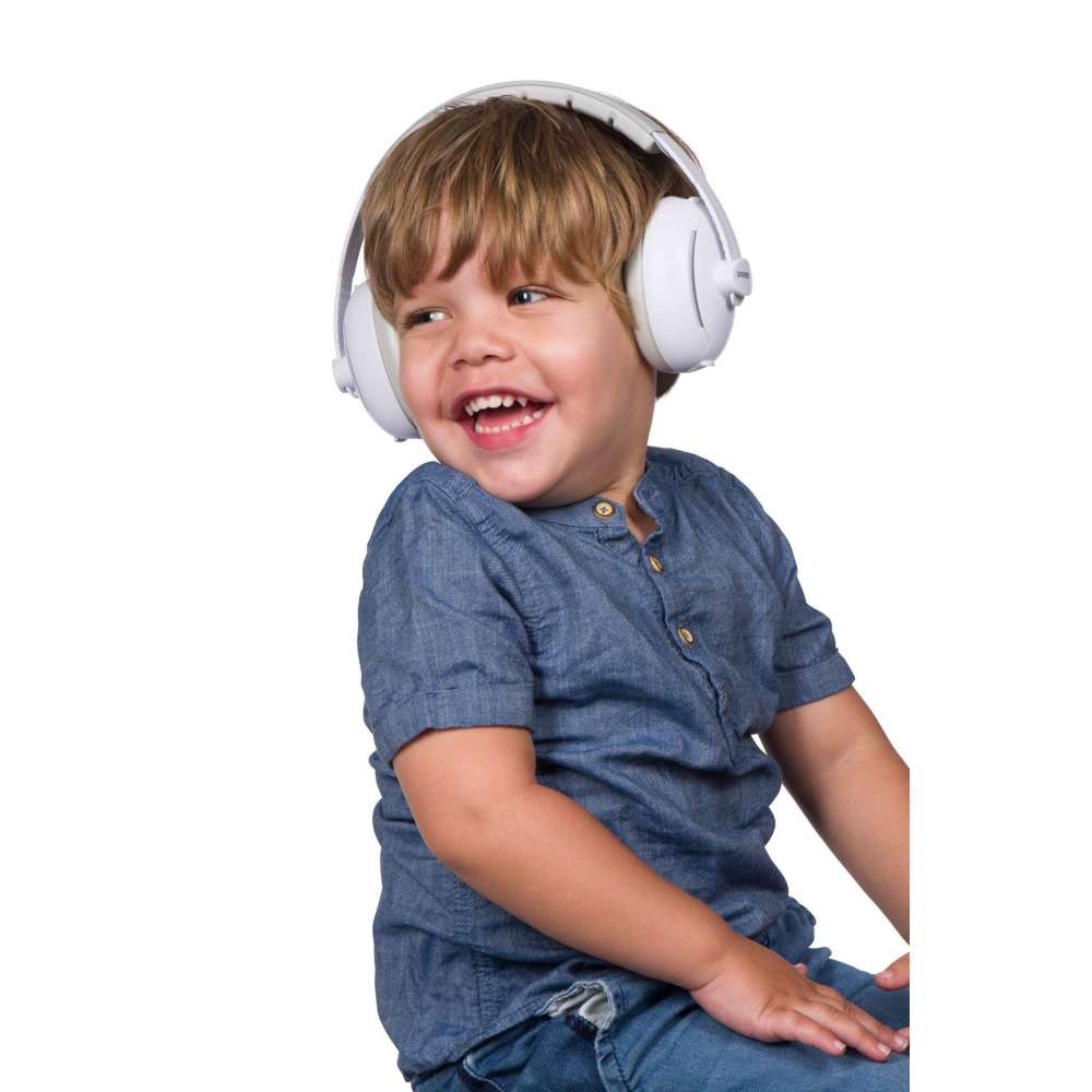 Apsauginės ausinės Baby&Junior DOOKY 2-in-1, 0-12 metų-Priežiūrai, Apsaugos, Kitos apsaugos-e-vaikas