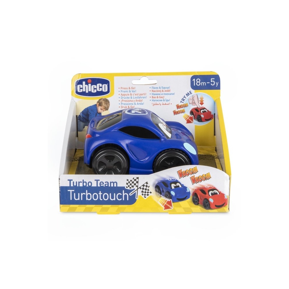 184132 AUTOMOBILIS TURBO TOUCH BLUE-Žaislai, Kūdikiams, Žaislai mažyliams (iki 4 m.
