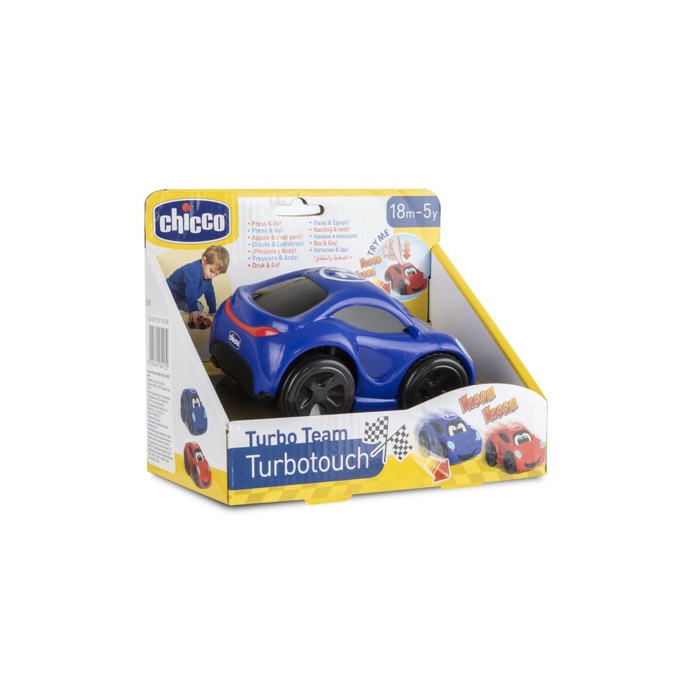 184132 AUTOMOBILIS TURBO TOUCH BLUE-Žaislai, Kūdikiams, Žaislai mažyliams (iki 4 m.