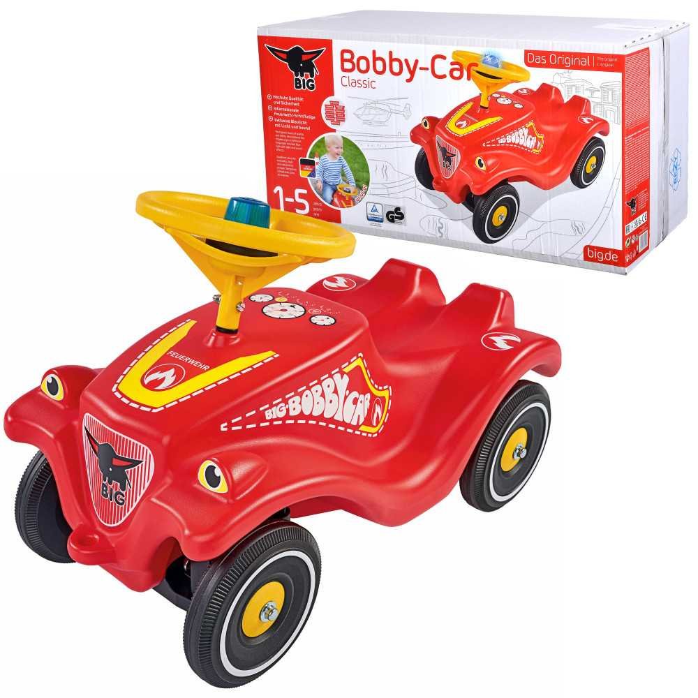 BIG Jeździk Pchacz Bobby Car Straż Dźwięk 