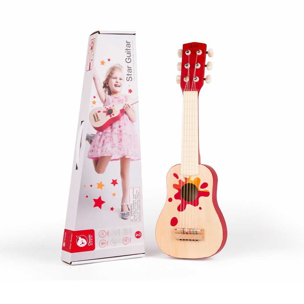 CLASSIC WORLD medinė vaikiška akustinė gitara-Žaislai, Muzikiniai-e-vaikas