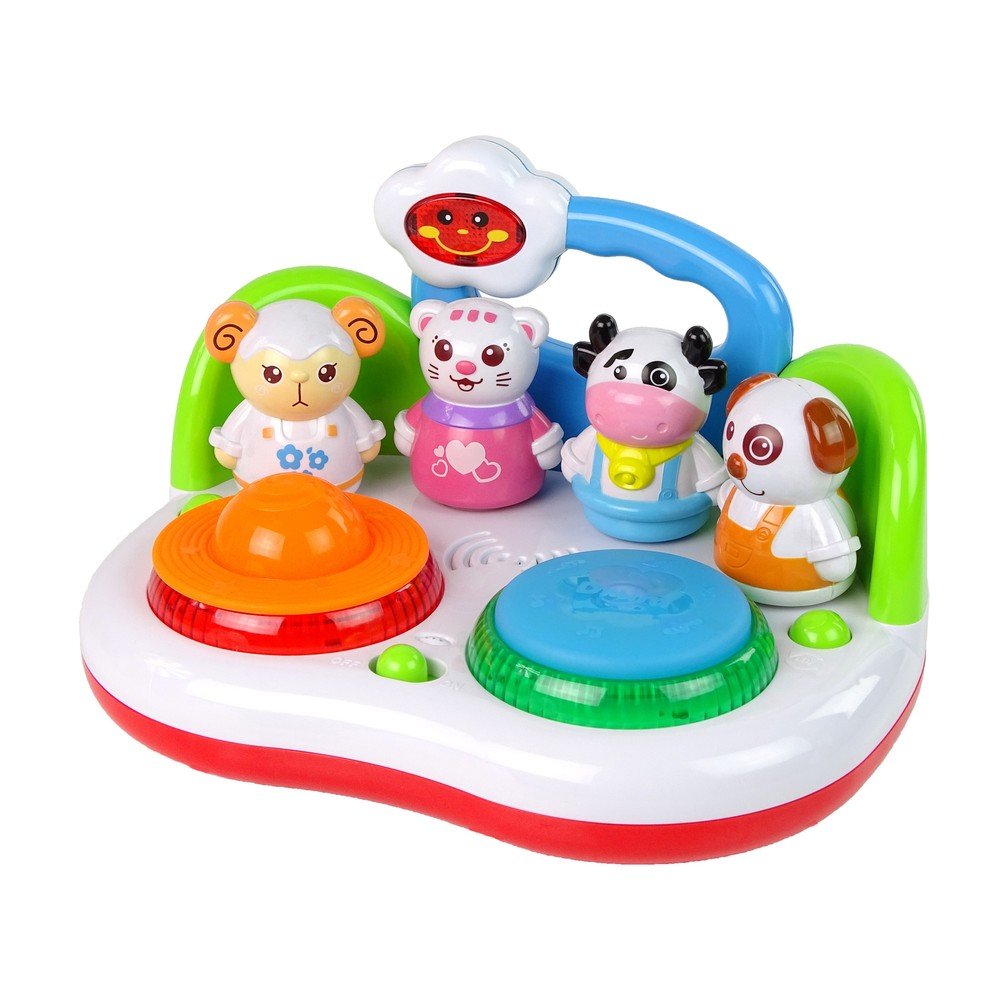 Muzikinis DJ žaidimas su gyvūnais-Žaislai, Kūdikiams, Žaislai mažyliams (iki 3 m.