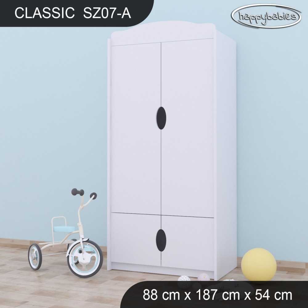 DRABUŽIŲ SPINTA CLASSIC SZ07-A-Vaiko kambariui, Spintos-e-vaikas