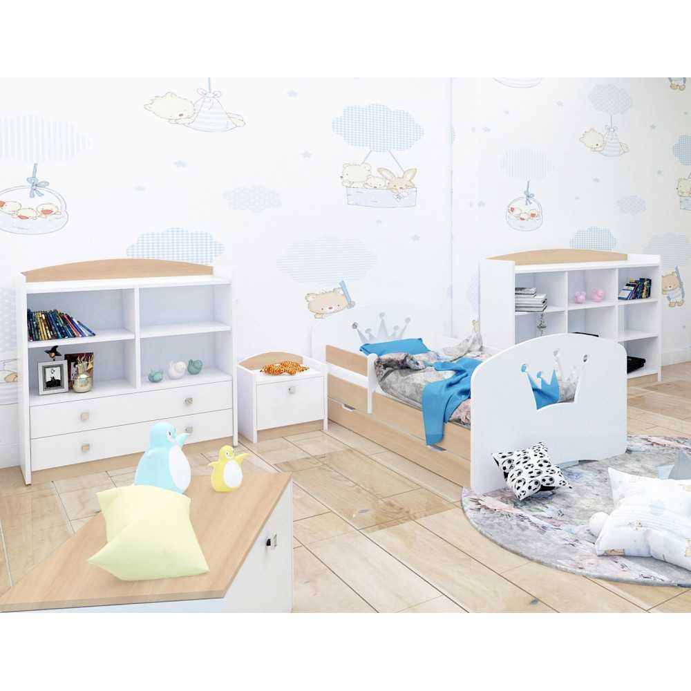"HAPPY DESIGN" VAIKIŠKA LOVA SU STALČIUMI L02 140/70 - KARŪNA-Vaiko kambariui, Lovos-e-vaikas