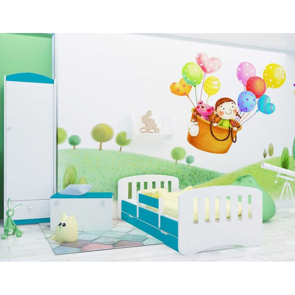 "HAPPY DESIGN" VAIKIŠKA LOVA SU STALČIUMI L06 180/90 - LAIPTELIAI-Vaiko kambariui, Lovos-e-vaikas