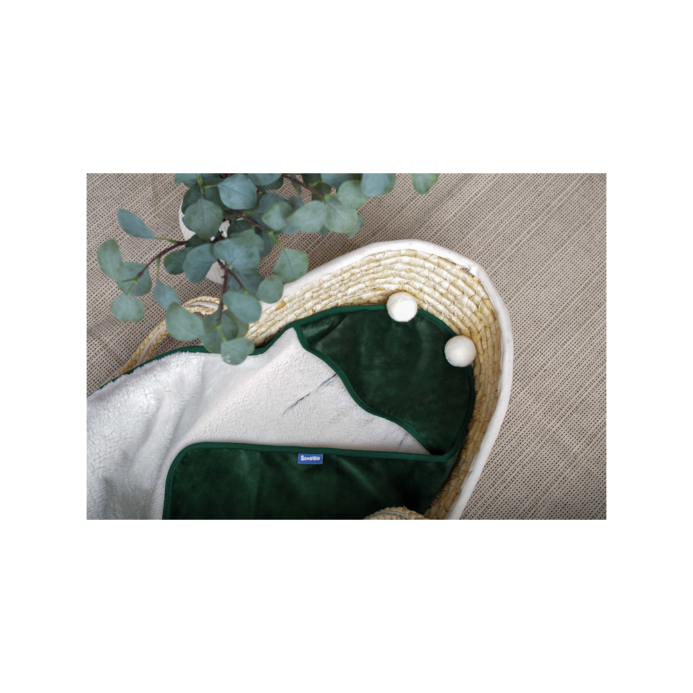 OTULACZ DO FOTELIKA PLUSZ BARANEK 75X75 ZIELONY