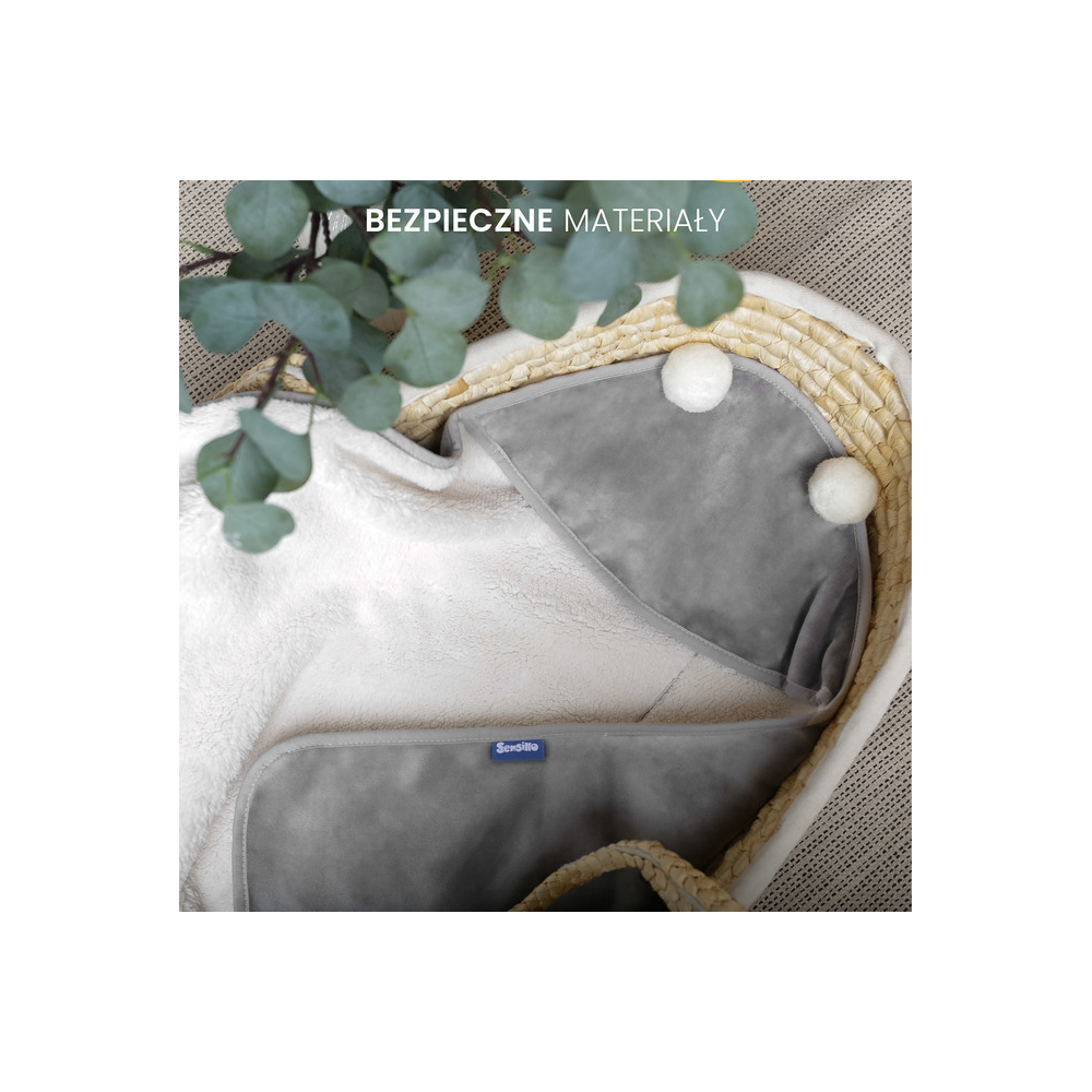 OTULACZ DO FOTELIKA PLUSZ BARANEK 75X75 ZIELONY