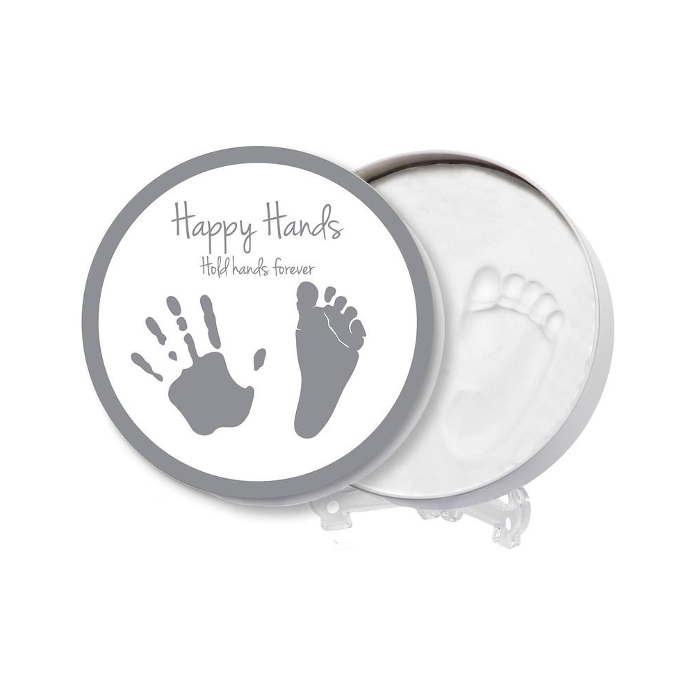2D delno ir pėdos antspaudo skardinė Happy Hands-Dovanoms, Antspaudai, rėmeliai-e-vaikas