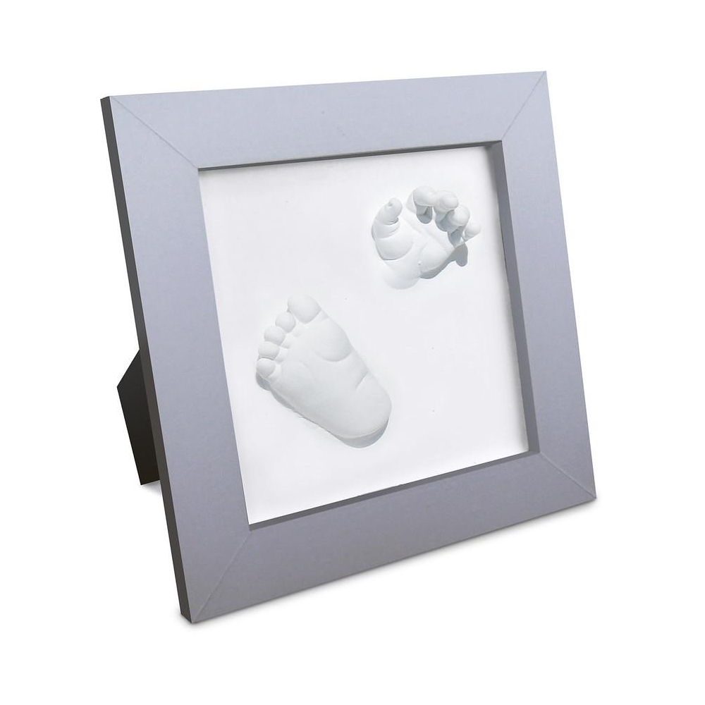 Ramka Deluxe z odciskiem 3D Happy Hands silver