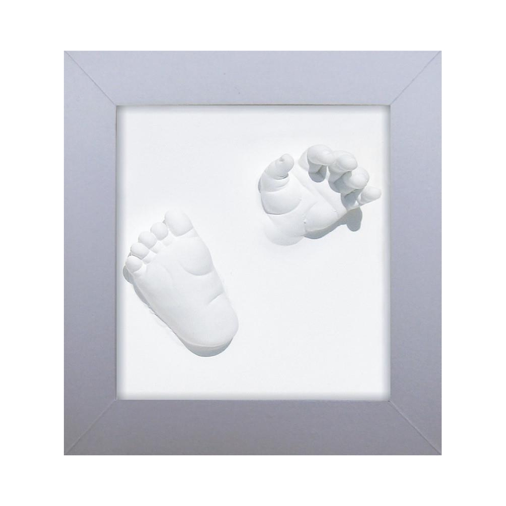 Ramka Deluxe z odciskiem 3D Happy Hands silver