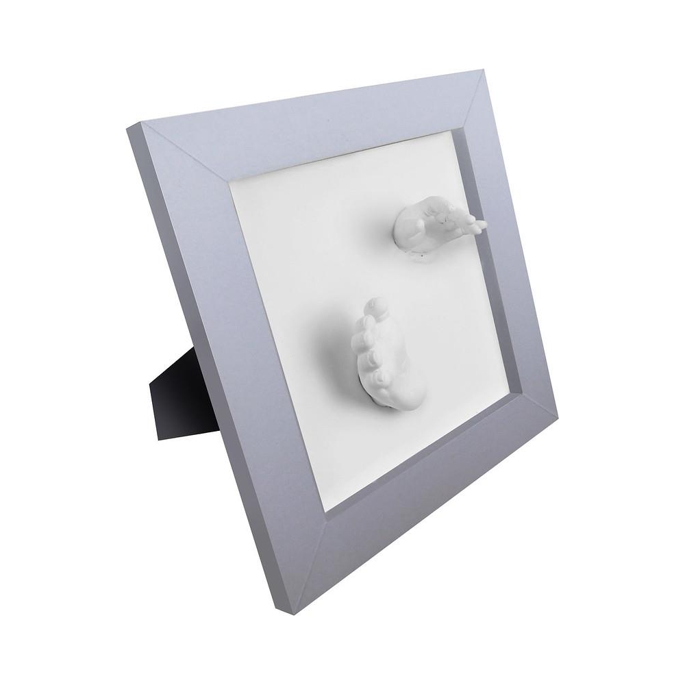 Ramka Deluxe z odciskiem 3D Happy Hands silver