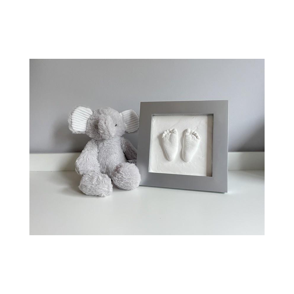 Ramka Deluxe z odciskiem 3D Happy Hands silver