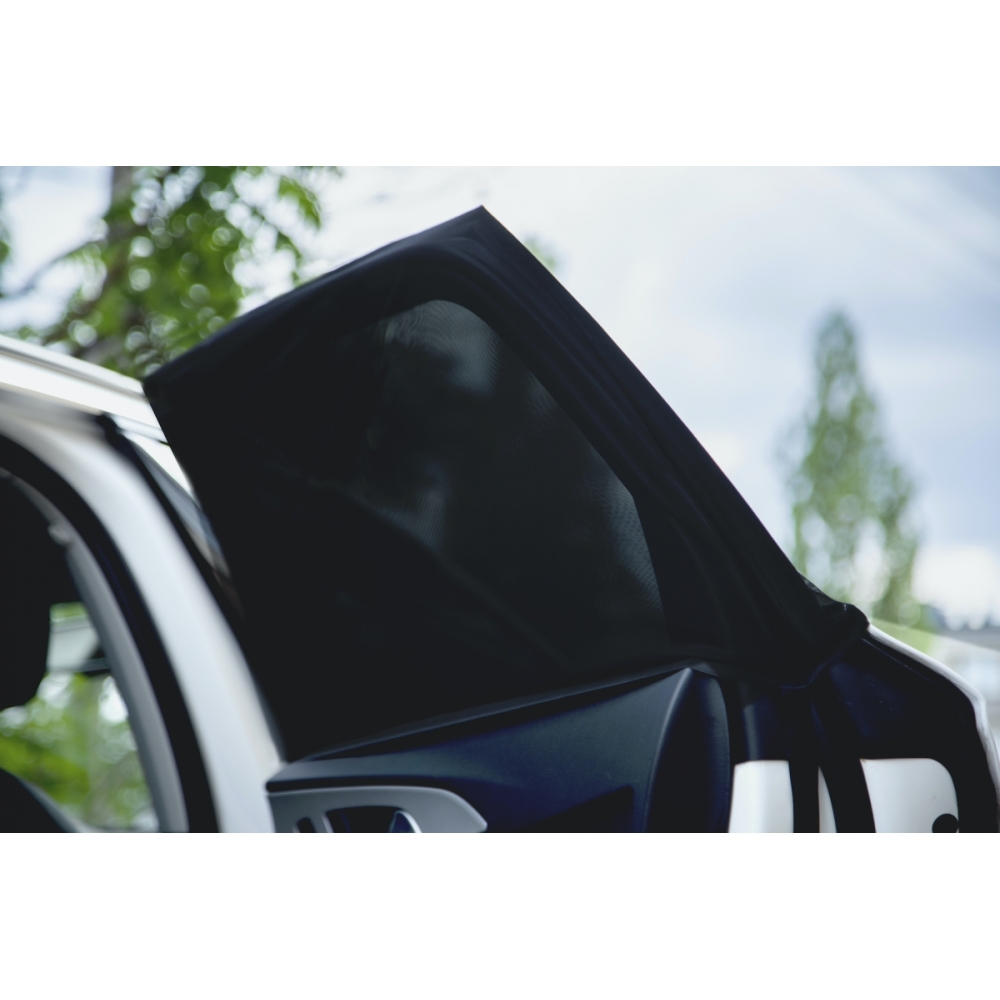 Automobilių langų uždangalai Tuloko 2 vnt, juoda