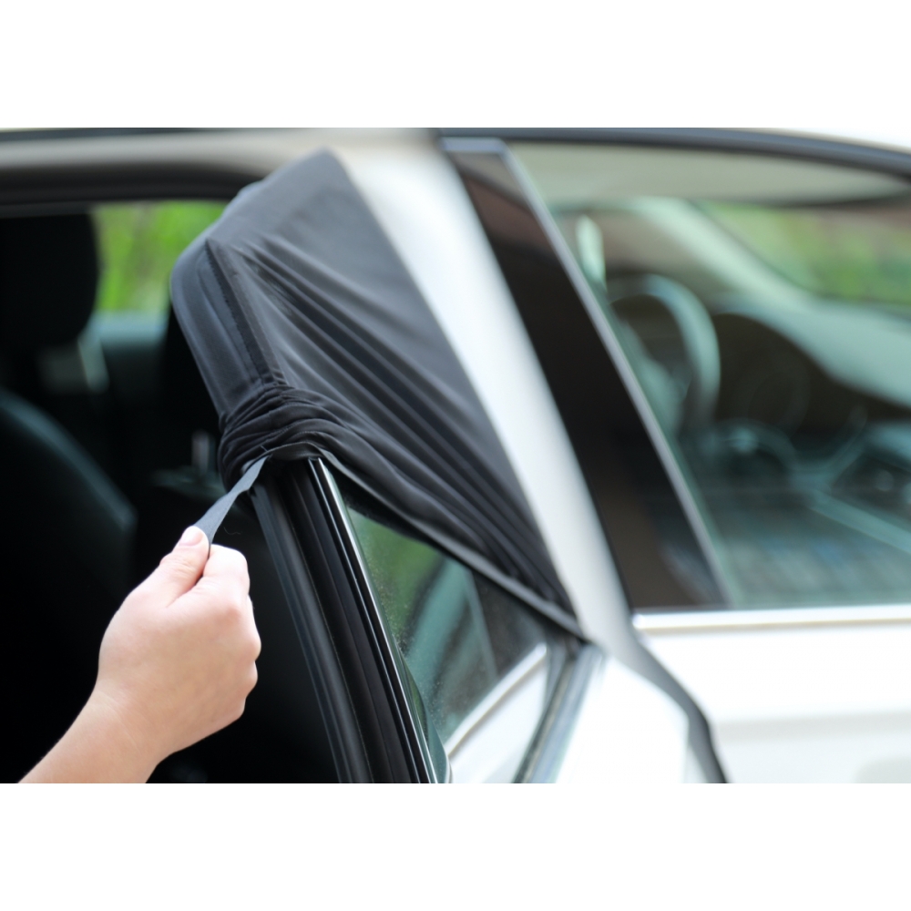 Automobilių langų uždangalai Tuloko 2 vnt, juoda