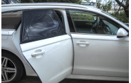 Automobilių langų uždangalai Tuloko 2 vnt, juoda