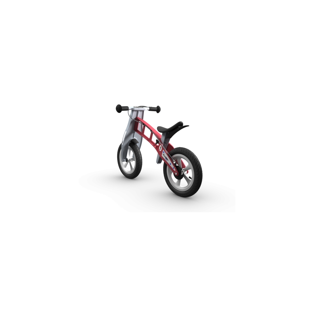 Balansinis dviratis FirstBike Street, raudonas-Judėjimui, Balansiniai dviratukai-e-vaikas