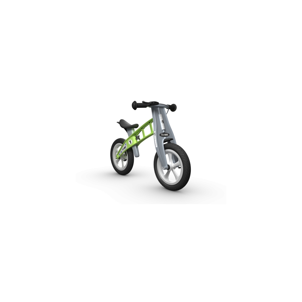 Balansinis dviratis FirstBike Street, žalias-Judėjimui, Balansiniai dviratukai-e-vaikas