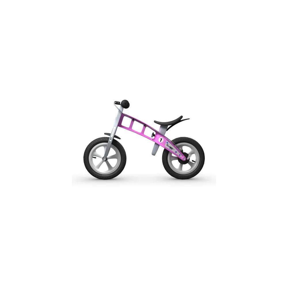 Balansinis dviratis FirstBike Street, rožinis-Judėjimui, Balansiniai dviratukai-e-vaikas
