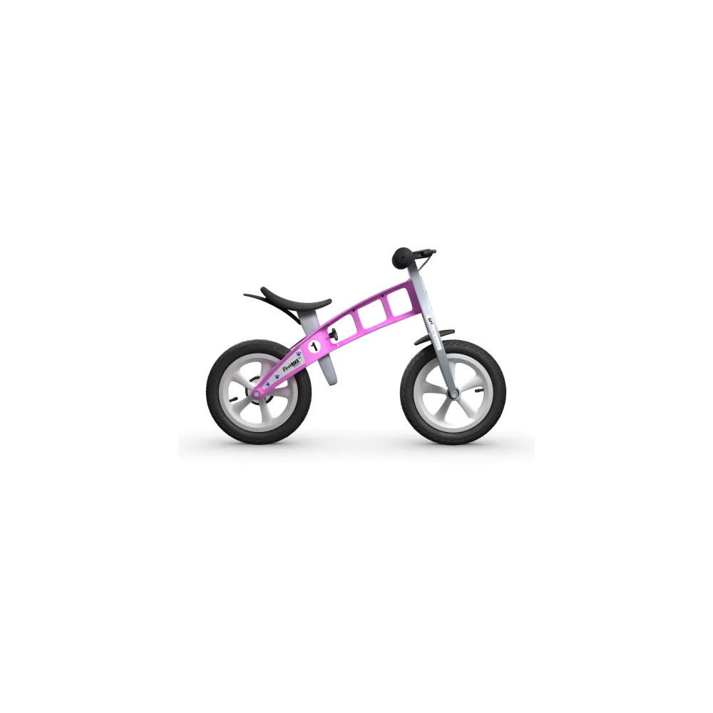Balansinis dviratis FirstBike Street, rožinis-Judėjimui, Balansiniai dviratukai-e-vaikas