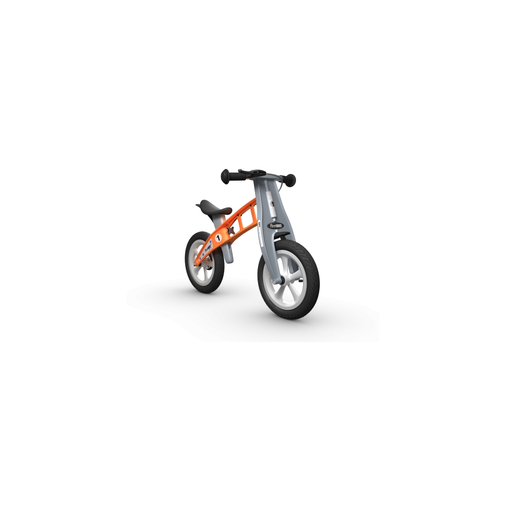 Balansinis dviratis FirstBike Street, oranžinis-Judėjimui, Balansiniai dviratukai-e-vaikas