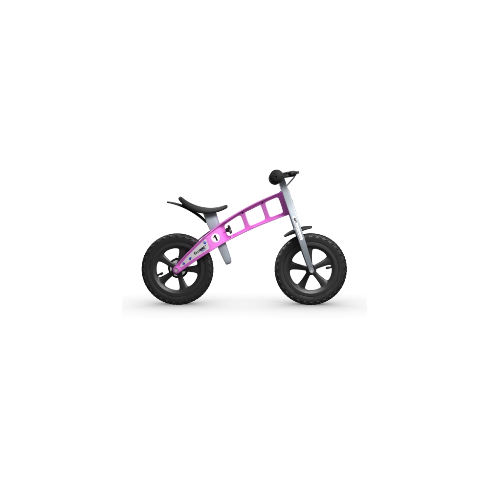 Balansinis dviratis FirstBike Cross, rožinis-Judėjimui, Balansiniai dviratukai-e-vaikas