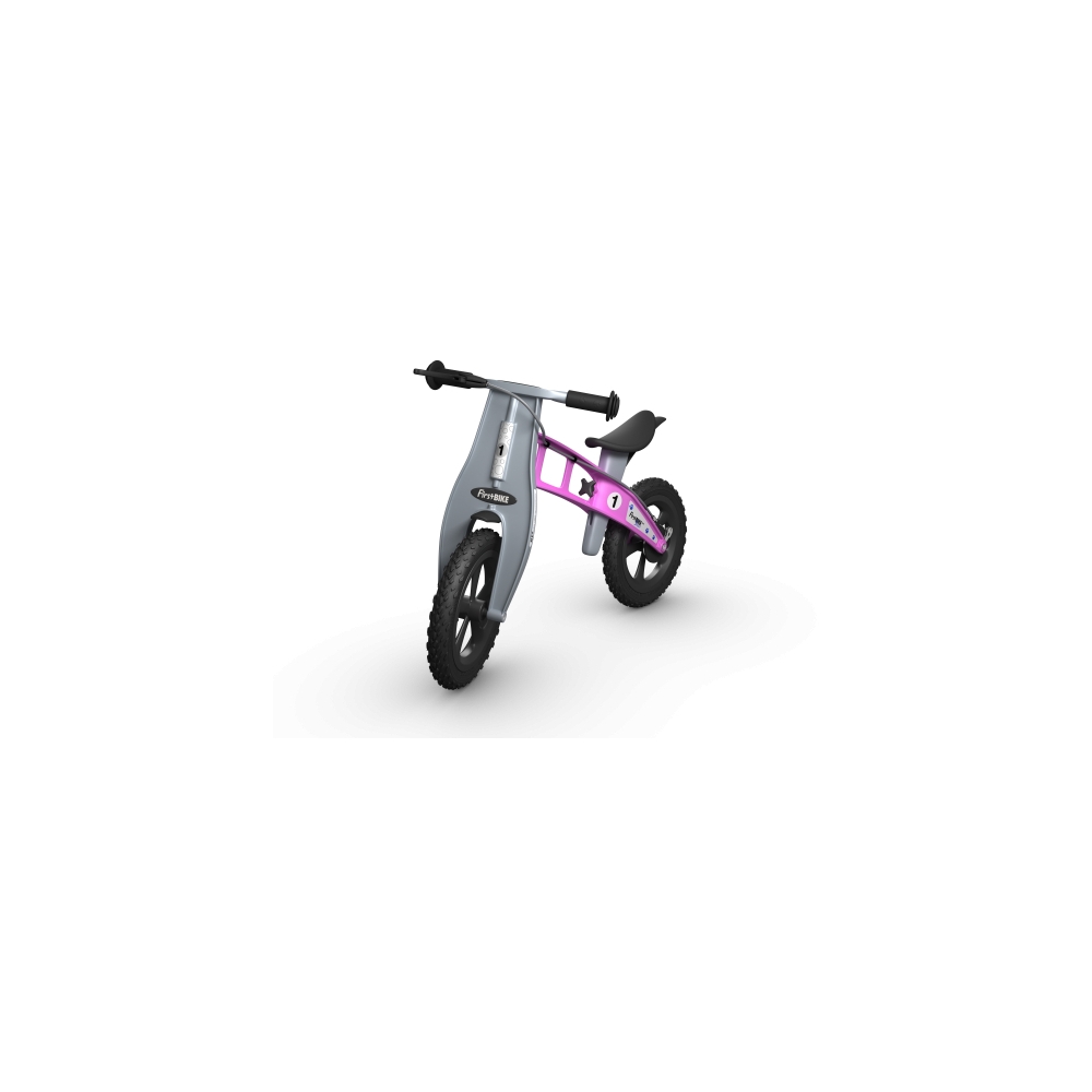 Balansinis dviratis FirstBike Cross, rožinis-Judėjimui, Balansiniai dviratukai-e-vaikas