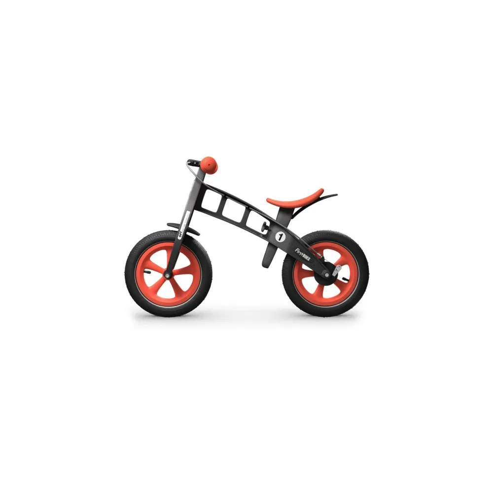 Balansinis dviratis FirstBike SPECIAL, oranžinis-Judėjimui, Balansiniai dviratukai-e-vaikas