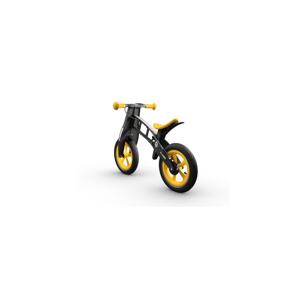 Balansinis dviratis FirstBike SPECIAL, geltonas-Judėjimui, Balansiniai dviratukai-e-vaikas