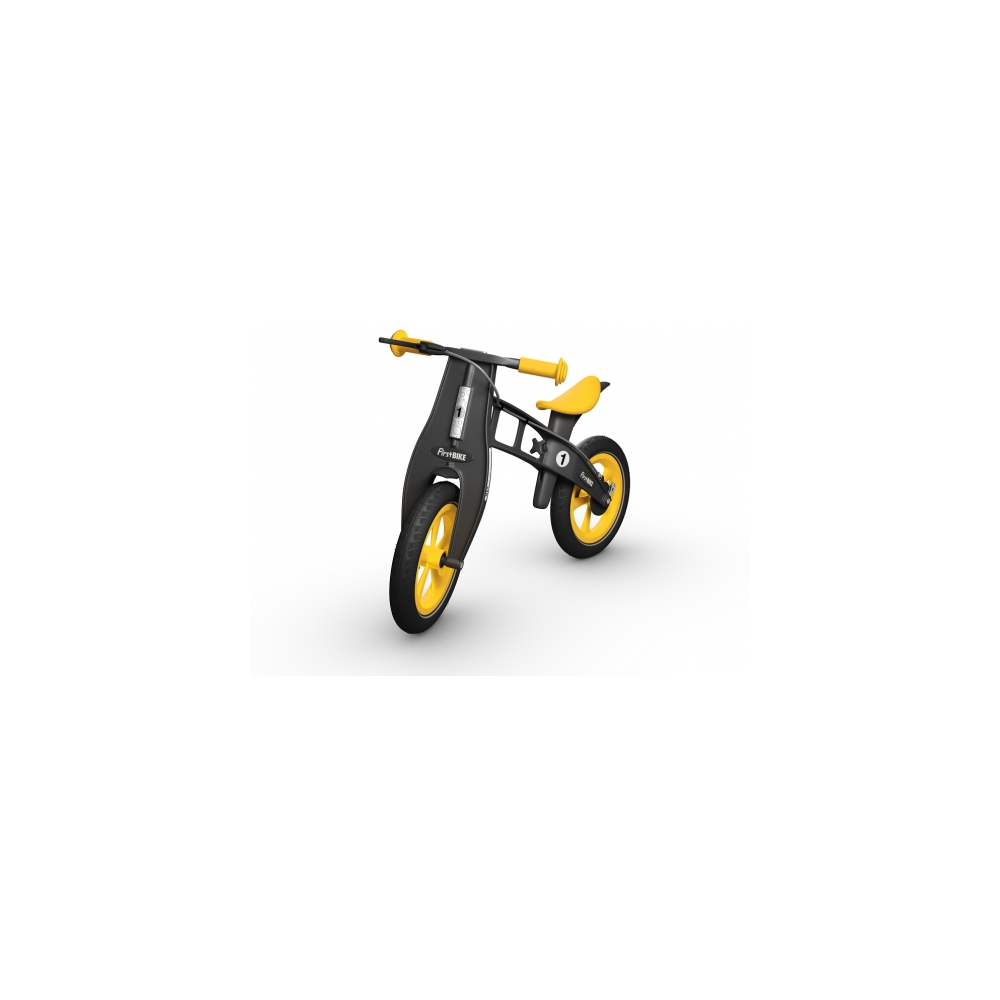 Balansinis dviratis FirstBike SPECIAL, geltonas-Judėjimui, Balansiniai dviratukai-e-vaikas