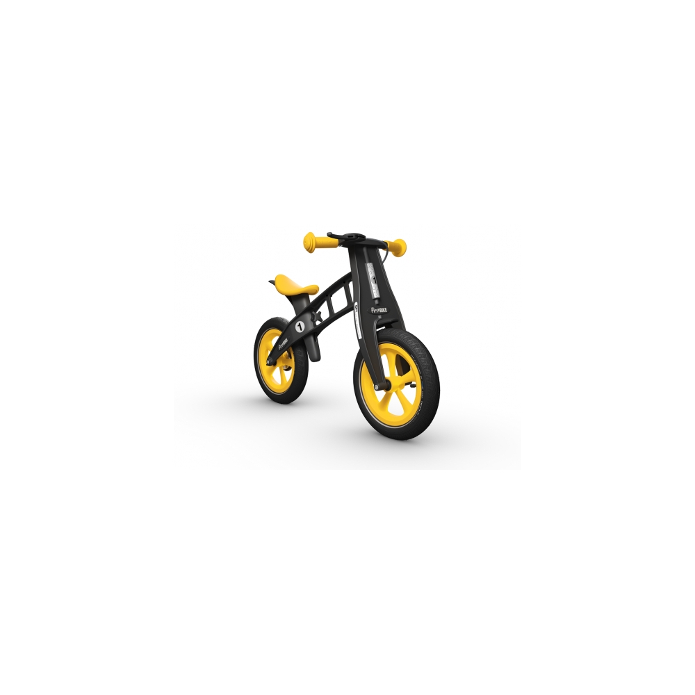 Balansinis dviratis FirstBike SPECIAL, geltonas-Judėjimui, Balansiniai dviratukai-e-vaikas