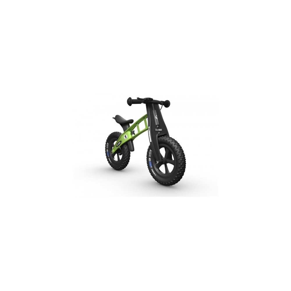 Balansinis dviratis FirstBike SPECIAL FAT, žalias-Judėjimui, Balansiniai dviratukai-e-vaikas