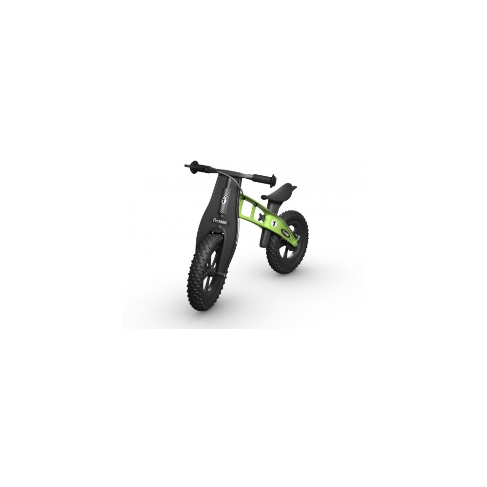 Balansinis dviratis FirstBike SPECIAL FAT, žalias-Judėjimui, Balansiniai dviratukai-e-vaikas