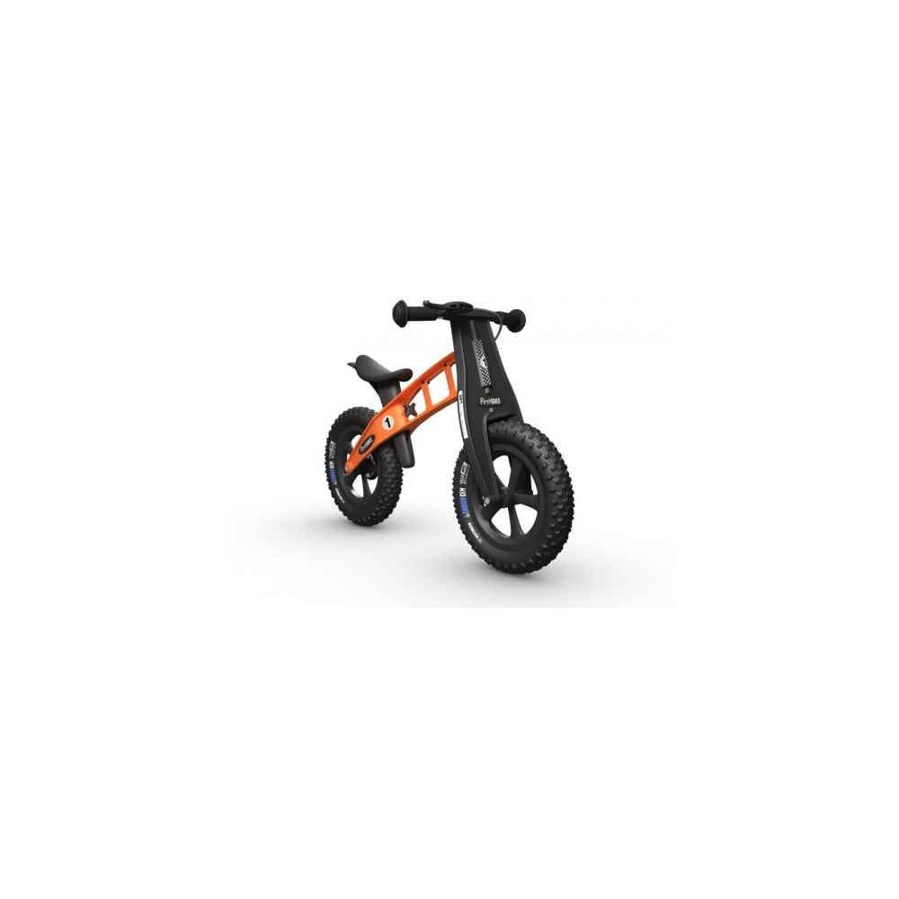 Balansinis dviratis FirstBike SPECIAL FAT, oranžinis-Judėjimui, Balansiniai dviratukai-e-vaikas