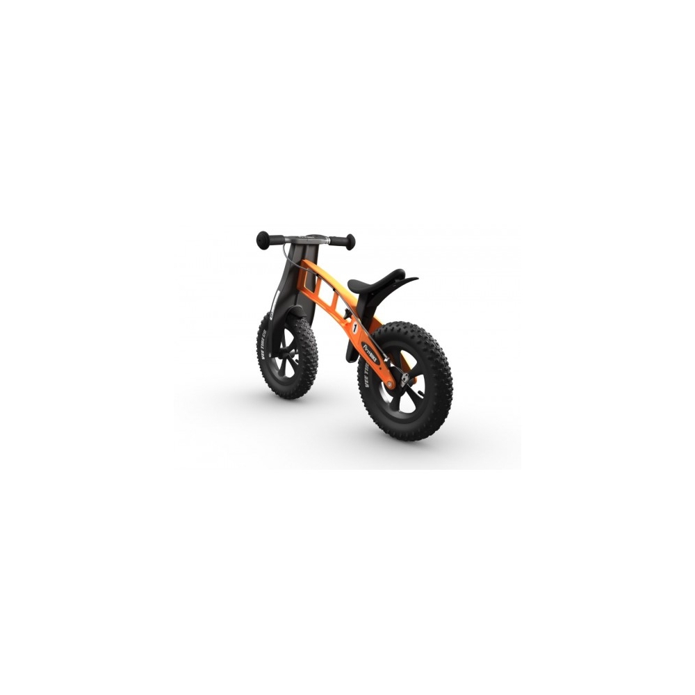 Balansinis dviratis FirstBike SPECIAL FAT, oranžinis-Judėjimui, Balansiniai dviratukai-e-vaikas