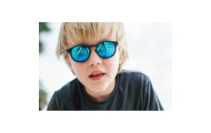 Akiniai nuo saulės POLARIZED Jet Black Keyhole Babiators 3-5m.-Drabužiai ir aksesuarai, Aksesuarai, Akiniai nuo saulės-e-vaikas