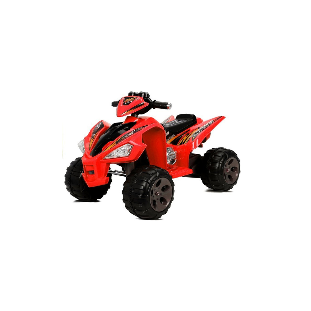 Elektrinis keturratis Big Wheels, Red-Elektromobiliai vaikams, Keturračiai ir bagiai-e-vaikas