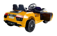 Elektromobilis Audi R8 Spyder, geltonas