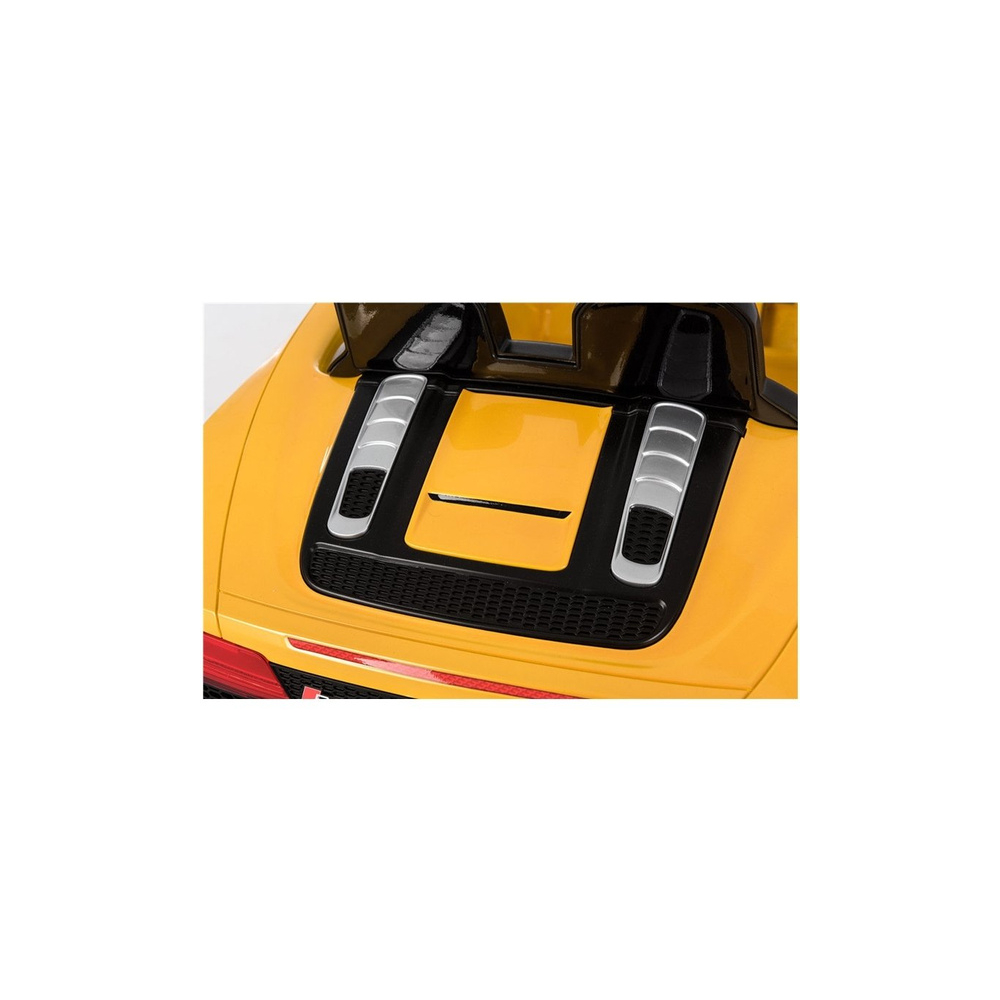 Elektromobilis Audi R8 Spyder, geltonas