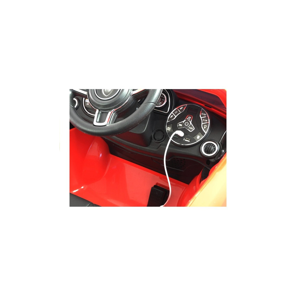 Elektromobilis HL1538, raudonas-Elektromobiliai vaikams, Visureigiai-e-vaikas