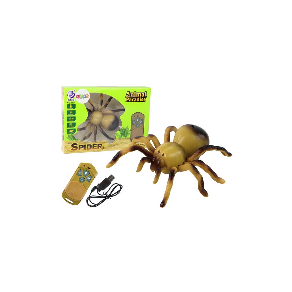 Nuotoliniu būdu valdomas tarantulas voras R/C geltonas-Žaislai, Interaktyvūs žaislai-e-vaikas