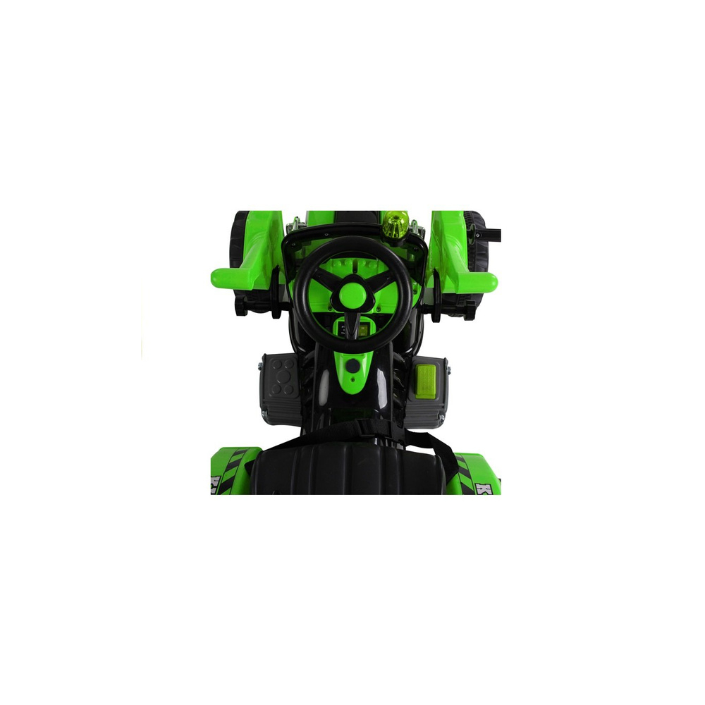 Elektrinis ekskavatorius su kaušu 3404, Green-Elektromobiliai vaikams, Traktoriai-e-vaikas