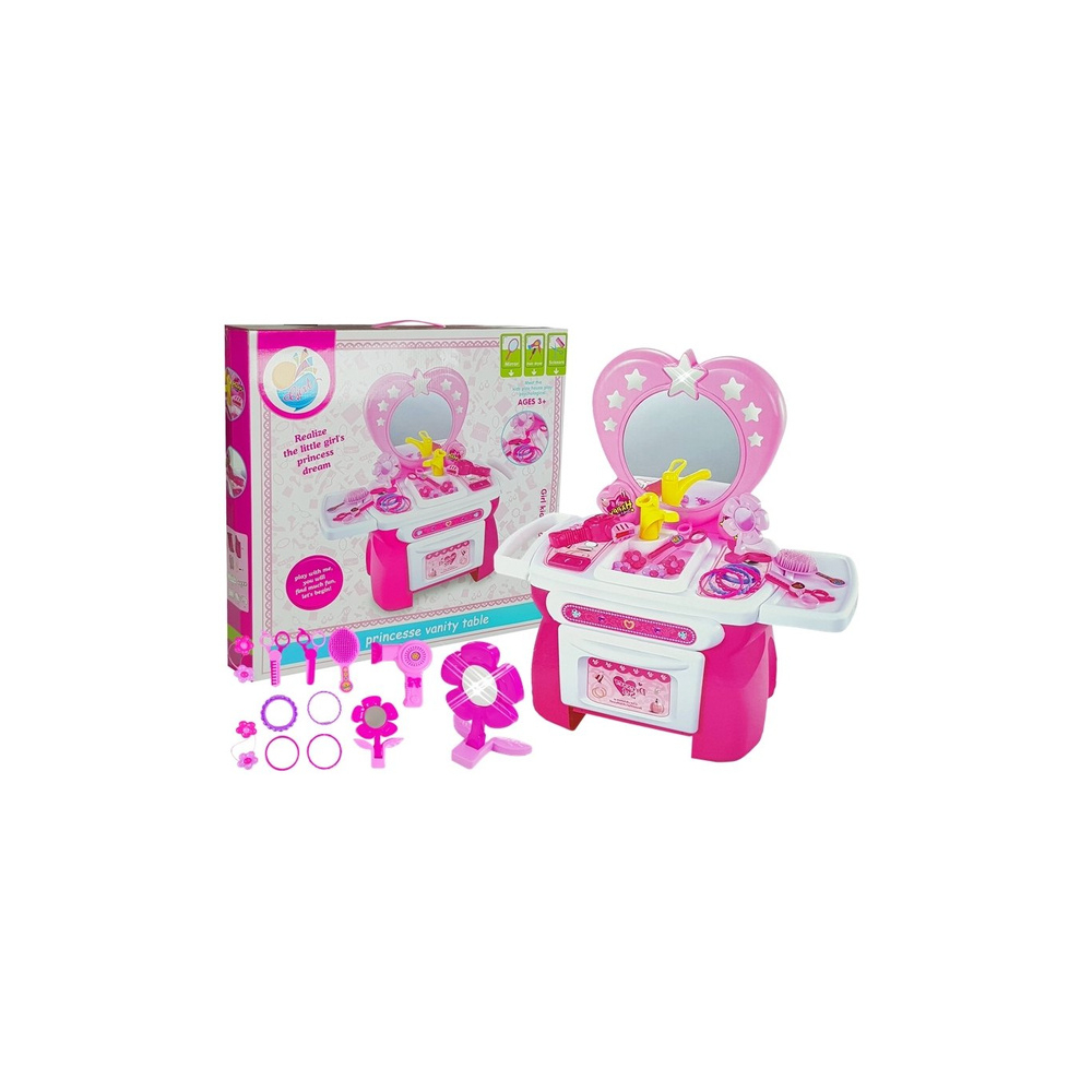 Tualeto grožio rinkinys Plaukų priedai-Žaislai, Profesijos, buities žaislai, Grožio žaislai-e-vaikas