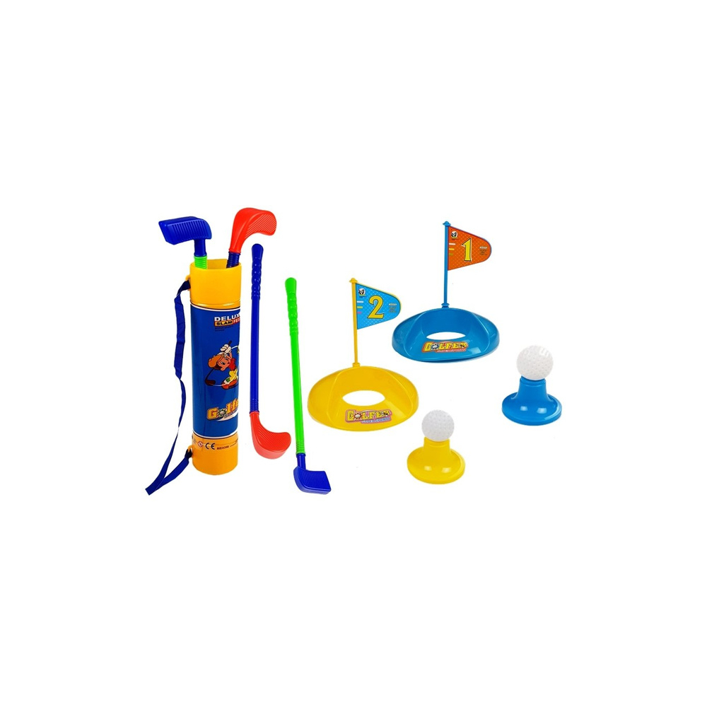 Golfo rinkinys 2 vaikams-Žaislai, Lauko žaislai, Lauko žaidimai ir sporto prekės, Žaidimai, sporto prekės-e-vaikas
