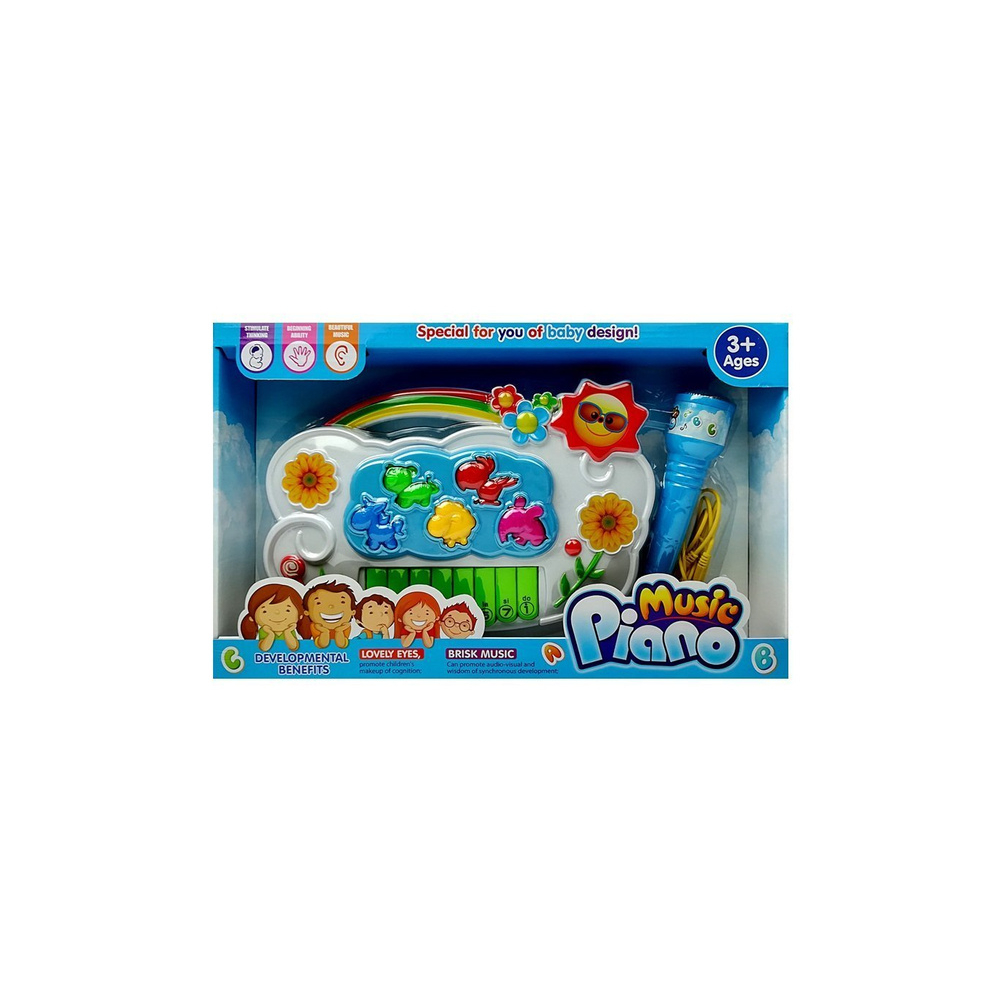 Elektroninis fortepijonas Gėlės Prisijungti prie telefono-Žaislai, Kūdikiams, Žaislai mažyliams (iki 4 m.