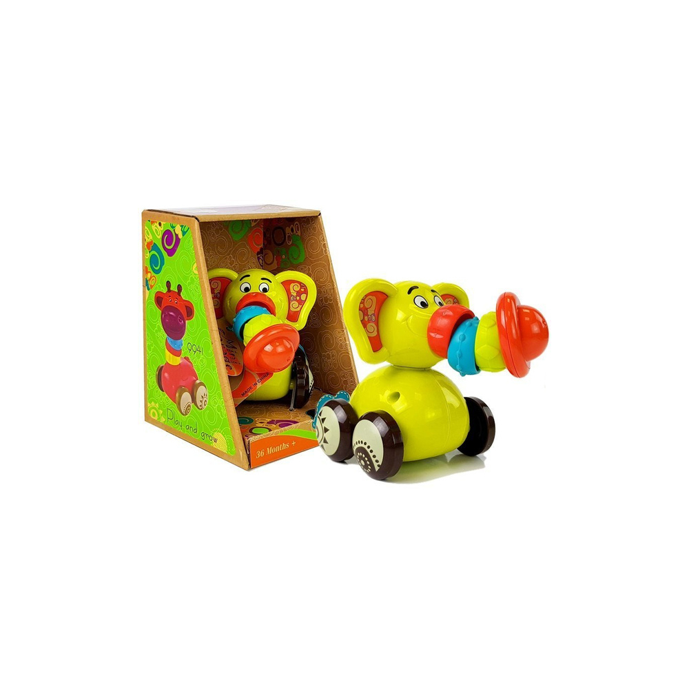 Kūdikis dramblys Automobilis judantis liemuo-Žaislai, Kūdikiams, Žaislai mažyliams (iki 4 m.