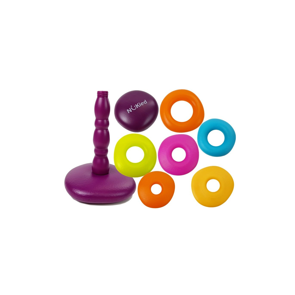 Piramidės spalvos ratlankiai kūdikiui-Žaislai, Kūdikiams, Žaislai mažyliams (iki 4 m.