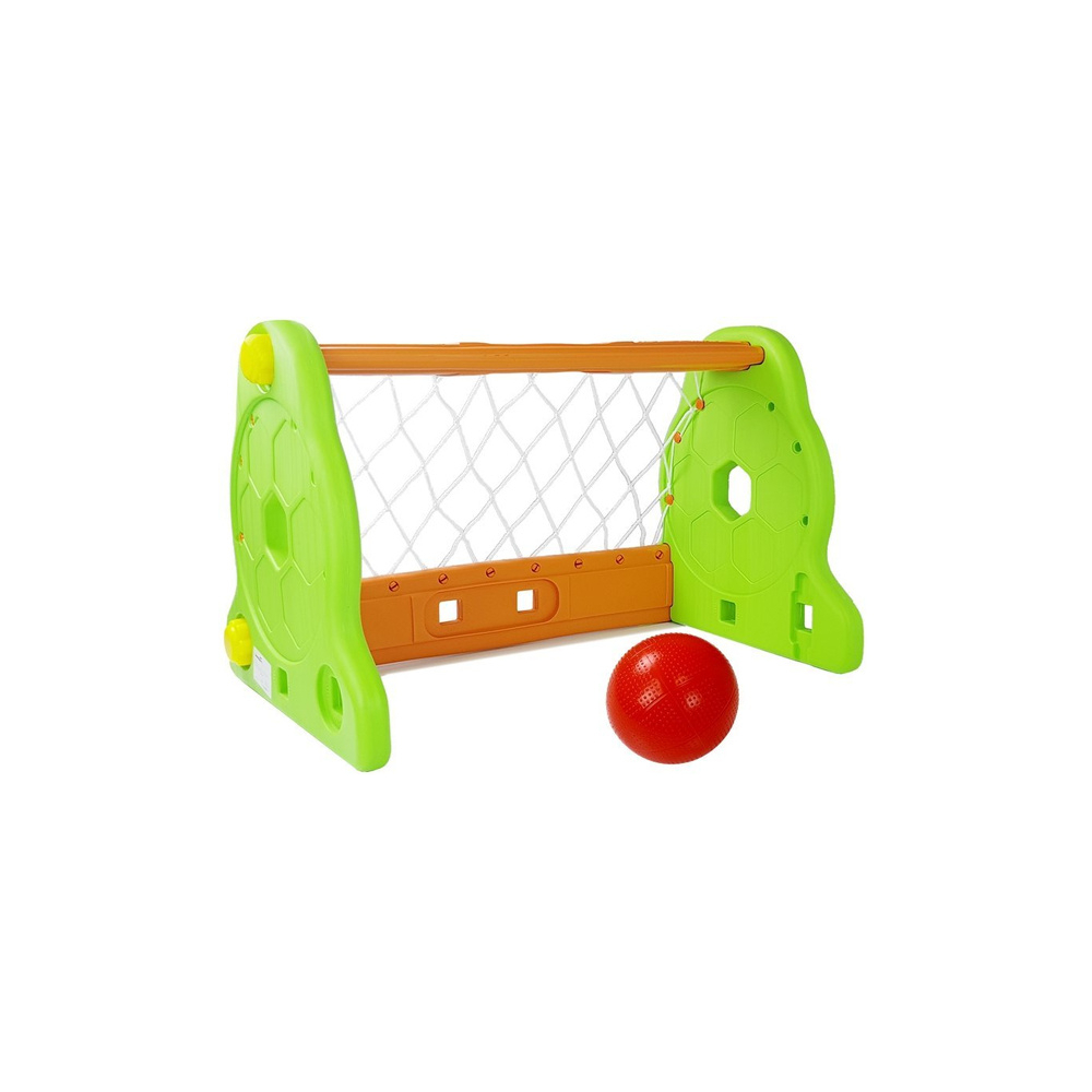 Vaikų futbolo vartai Žalia oranžinė-Žaislai, Lauko žaislai, Lauko žaidimai ir sporto prekės, Krepšinis, futbolas-e-vaikas