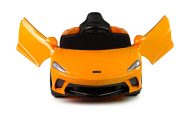 Elektromobilis McLaren GT 12V, lakuotas oranžinis