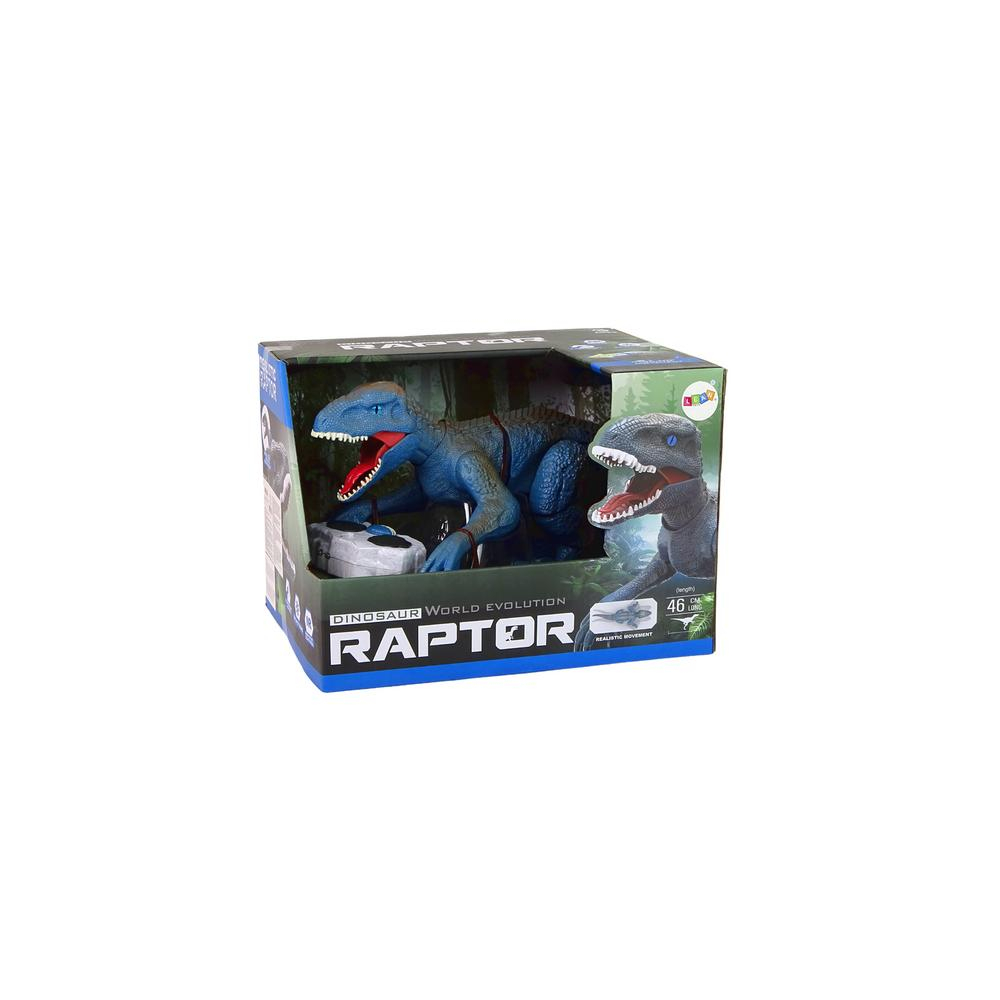 Nuotoliniu būdu valdomas dinozauras Velociraptor Sound Roaring Blue-Žaislai, Interaktyvūs žaislai-e-vaikas