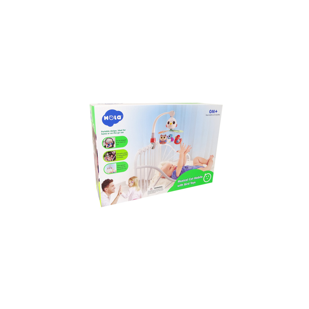 Karuselė lovai ir vežimėliui Colourful Birds Melody-Miegui, Migdukai ir karuselės, Karuselės-e-vaikas